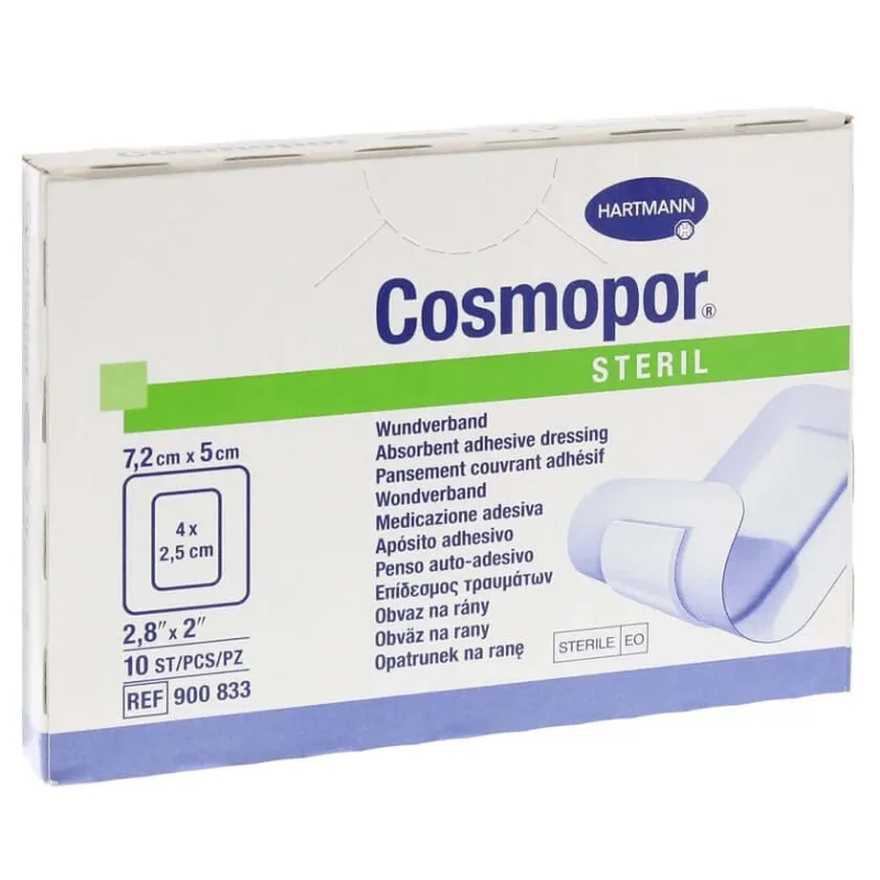 Pansament steril Cosmopor 5x7.2 cm 10 buc. — preț și oferte