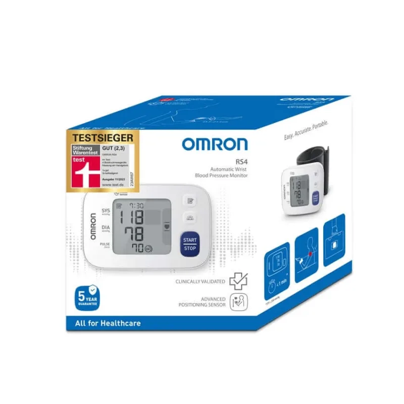 OMRON RS4 Monitor automat de tensiune arterială la încheietura mâinii 1 buc — preț și oferte