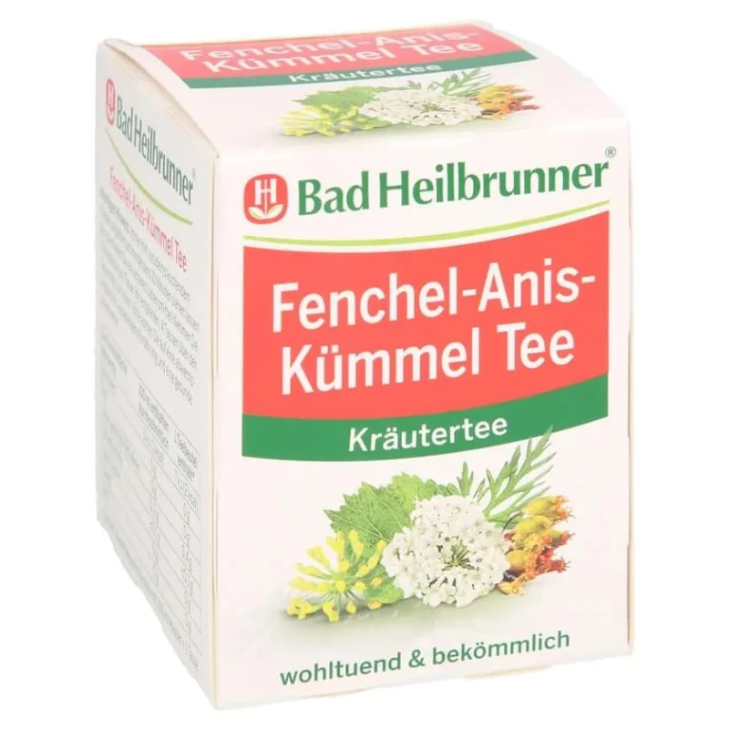 BAD Heilbrunner Fenicul-Aniseed-Cumin Ceai 8X2,0 g — preț și oferte
