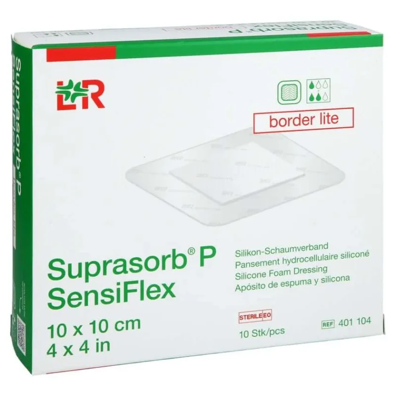 Suprasorb P Sensiflex Border Lite 10x10cm 10 buc — preț și oferte