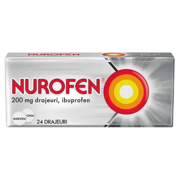 Nurofen 200 mg, Reckitt Benkiser | 24 drajeuri Reckitt Benckiser — preț și oferte