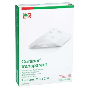 Curapor Pansament pentru răni steril transparent 5 buc