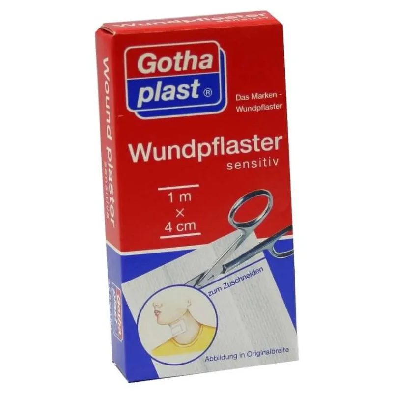 Gothaplast ipsos pentru răni sensibil 1mx4cm 1 buc — preț și oferte