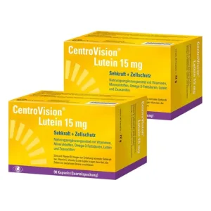 CentroVision Luteină 15 mg p. dublă 2X90 buc
