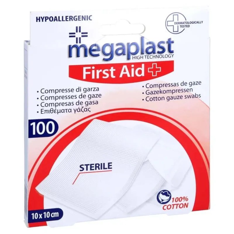 Comprese de tifon 10x10 cm sterile 100 buc — preț și oferte