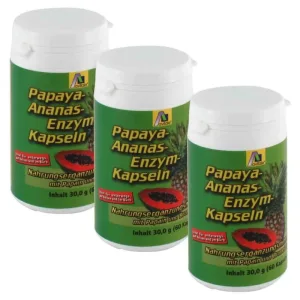 Avitale Papaya Ananas Enzime 3X60 buc