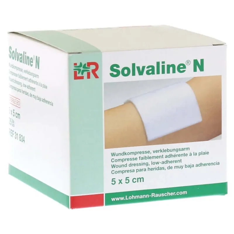 Comprese Solvaline N 5x5 cm sterile 25 buc. — preț și oferte