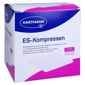 Es-comprese sterile 10x10 cm 12x Gro 5X20 buc