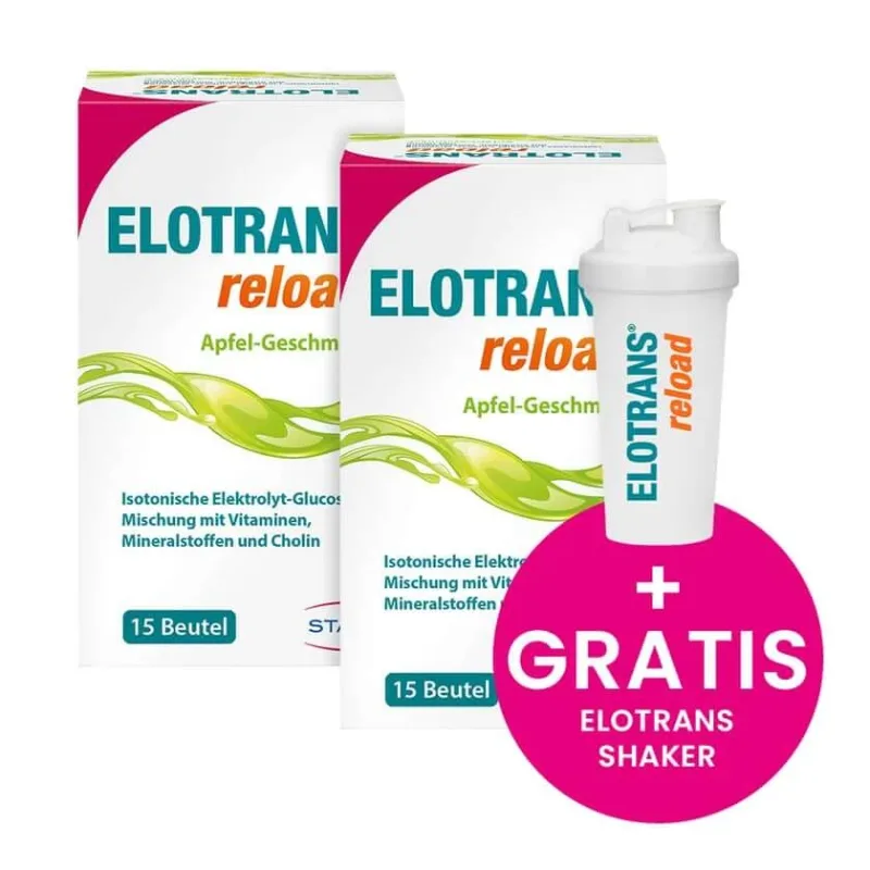Elotrans Reload Apple pachet dublu 2X15X7.45 g — preț și oferte