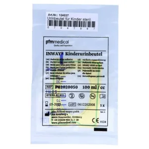 Pungă de urină sterilă pentru copii 100 ml 1 buc