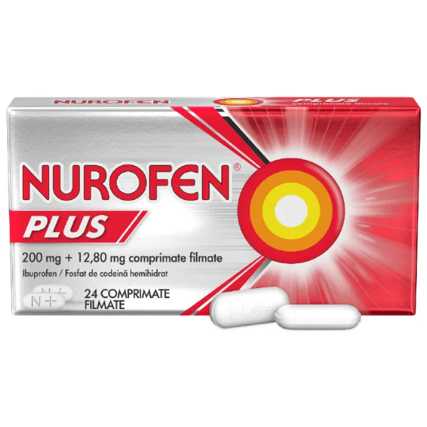 Nurofen Plus, Reckitt Benckiser | 24 comprimate — preț și oferte