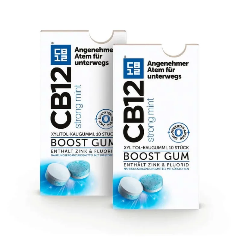 CB12 gumă de mestecat cu mentă puternică 2X10 ml — preț și oferte