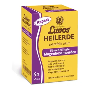 Luvos Healing Clay Extrafine Acute Acidic Mag 60 Capsule