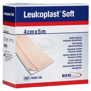 Leukoplast tencuială moale 4 cmx5 m rolă 1 buc