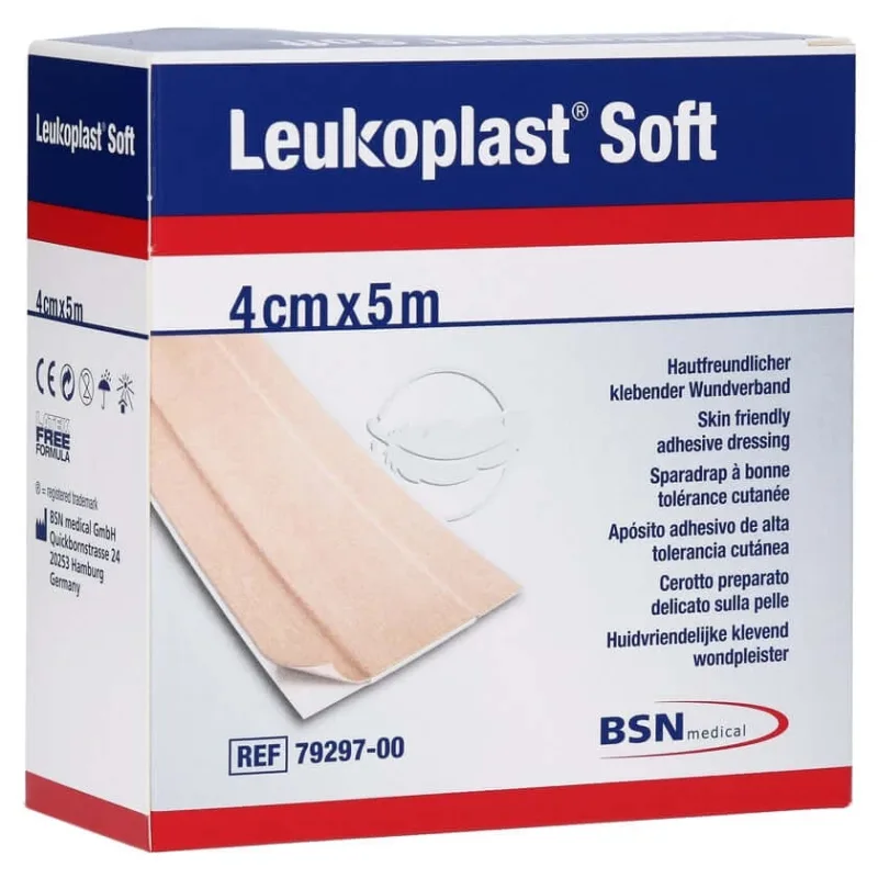 Leukoplast tencuială moale 4 cmx5 m rolă 1 buc — preț și oferte