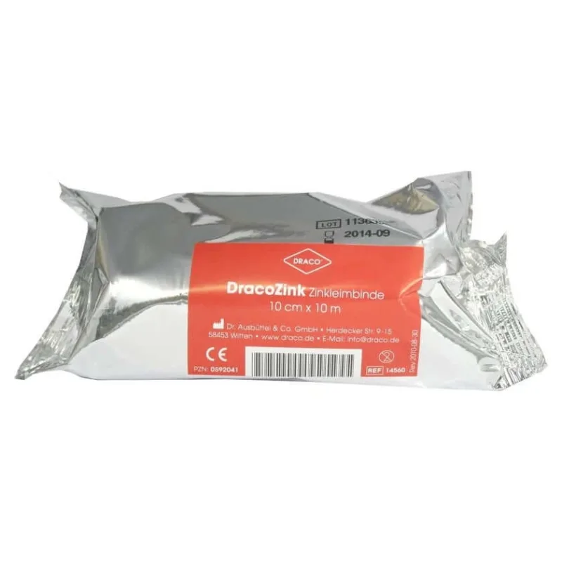 Bandaj adeziv din zinc Dracozink 10 cmx10 m 1 buc — preț și oferte