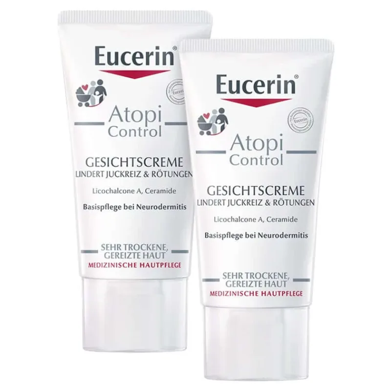 Eucerin AtopiControl Cremă de față 2X50 ml — preț și oferte