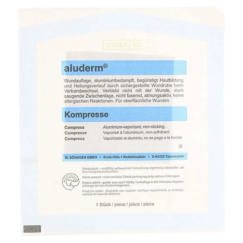 Comprese Aluderm 7,5x7,5 cm 1 buc — preț și oferte