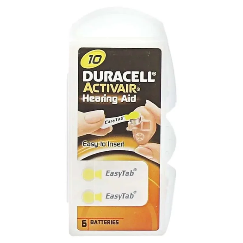 Baterii pentru aparate auditive Duracell 10 6 buc — preț și oferte