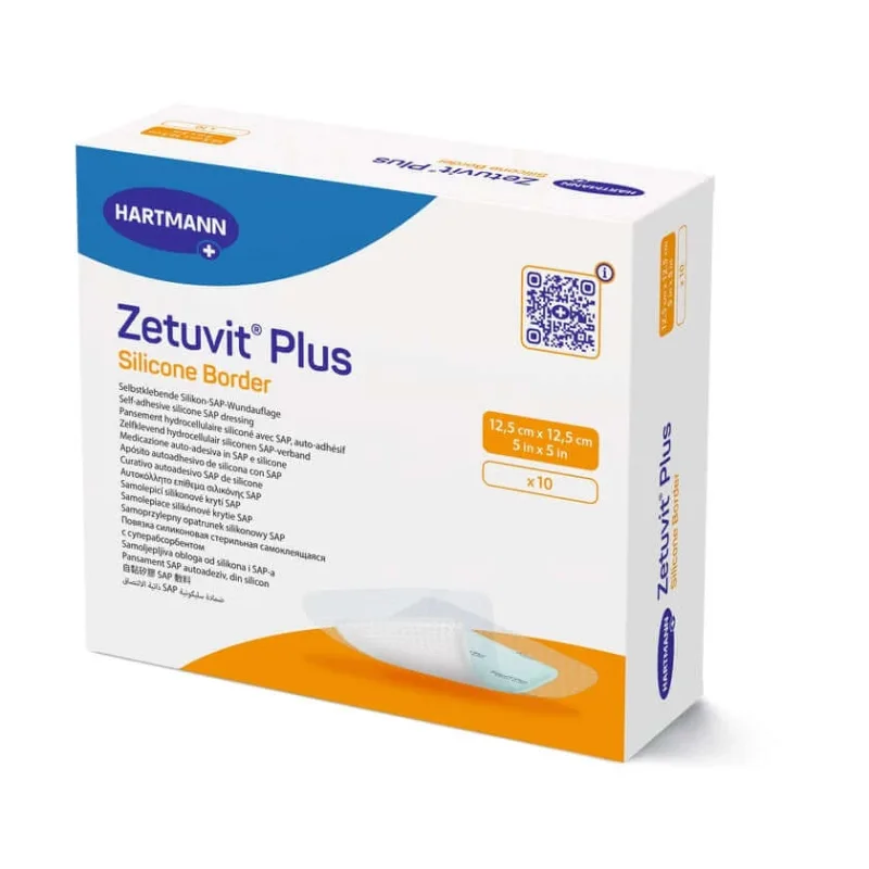 Zetuvit Plus Silicone Border 12.5x12.5 c 10 buc — preț și oferte