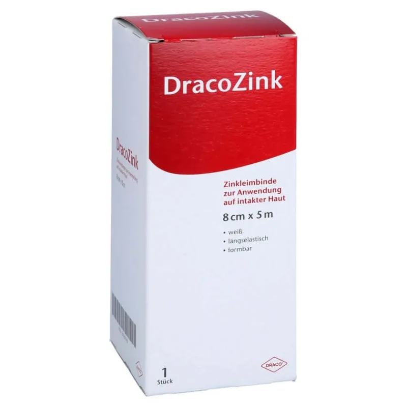 Bandaj adeziv din zinc Dracozink 8 cmx5 m 1 buc — preț și oferte