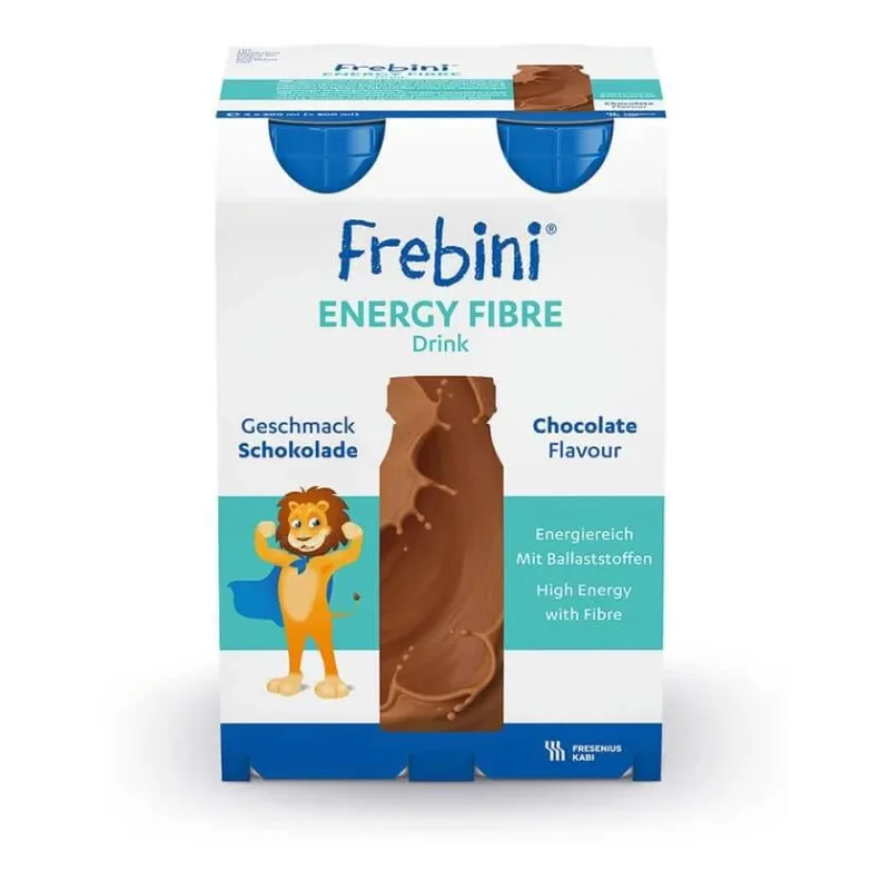 Frebini Energy Fibre Drinking Food Ciocolată 4X200 ml — preț și oferte