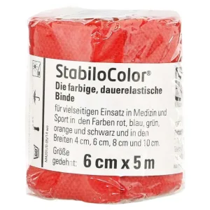 BORT Bandaj Stabilocolor 6 cm roșu 1 buc