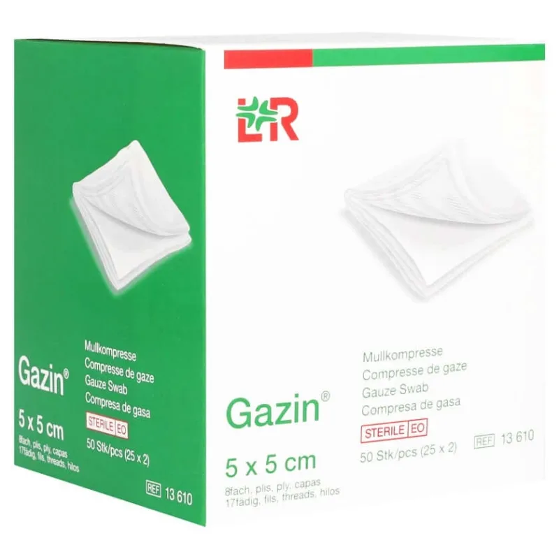 Comprese de tifon Gazin 5x5 cm sterile 8x25X2 buc — preț și oferte