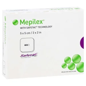 Pansament din spumă Mepilex 5x5 cm 5 buc