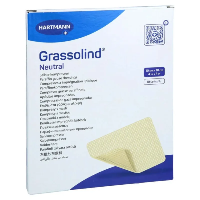 Comprese de unguent Grassolind 10x10 cm ste 10 buc — preț și oferte