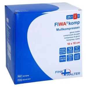 Comprese de tifon 10x10 cm sterile 12 ori 25X2 buc.