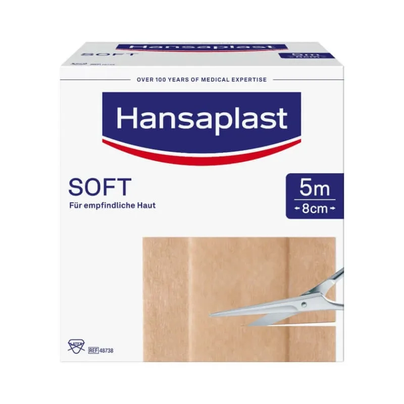 Hansaplast Rola de ipsos moale, 5m x 8cm 1 buc — preț și oferte