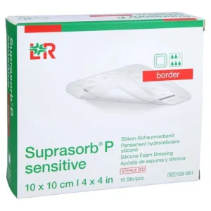 Suprasorb P Spumă PU sensibilă margine 10 buc.