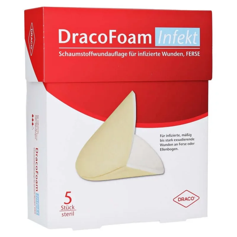 Dracofoam Infect Foam Pansament pentru călcâi 5 buc. — preț și oferte