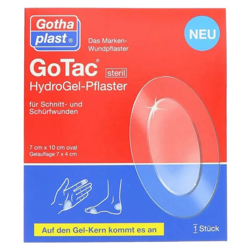 Tencuială hidrogel Gotac 7x10 cm sterilă 1 buc — preț și oferte