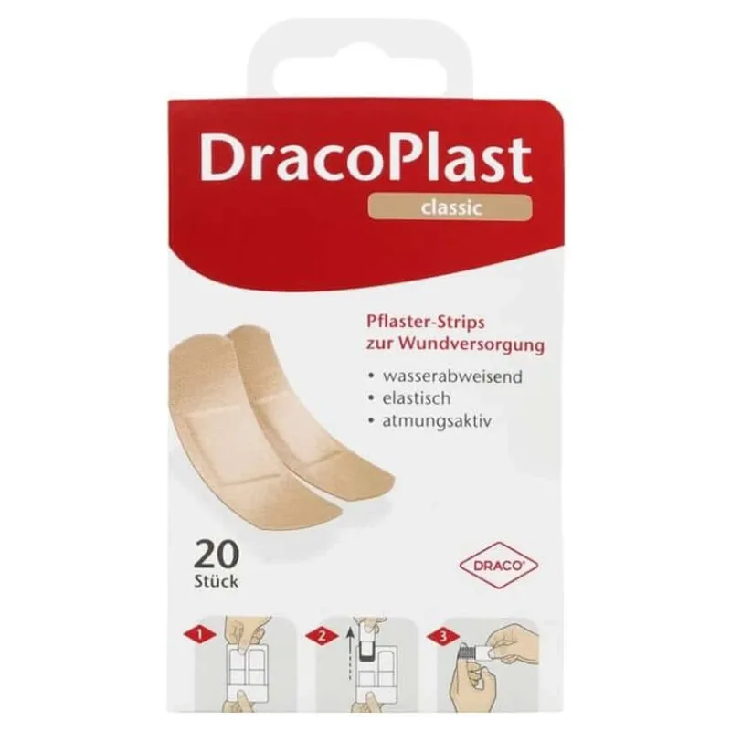 Dracoplast Classic benzi de ipsos 20 buc — preț și oferte