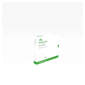 Exufiber 10x10 cm bandaj fibră gel 10 buc