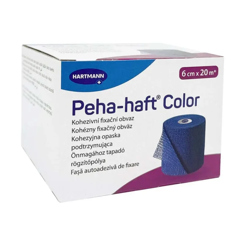 Peha-haft Bandă de fixare color fără latex 6 Cmx20 M Albastru 1 buc — preț și oferte