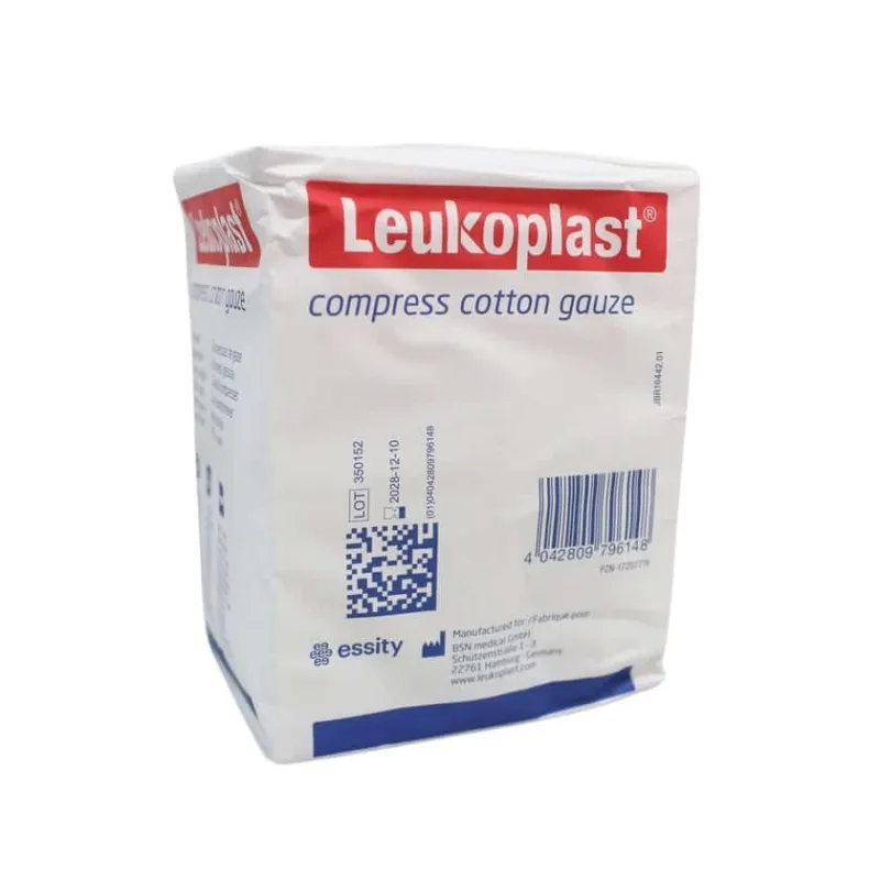Comprese de tifon Leukoplast, comprese de tifon din bumbac, nesterile, 10 x 10 cm 100 buc. — preț și oferte