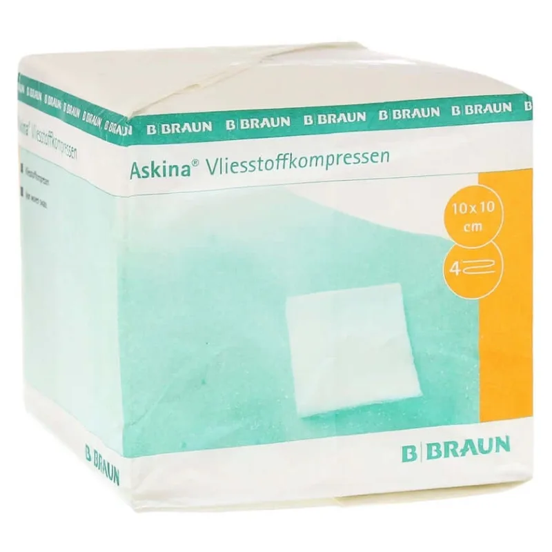Askina compresă nețesută nesterilă 10x10 cm 100 buc. — preț și oferte