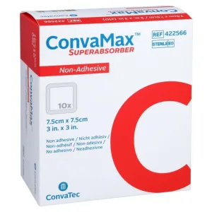 Convamax Superabsorber Neadeziv 7.5x7.5 Cm 10 buc.