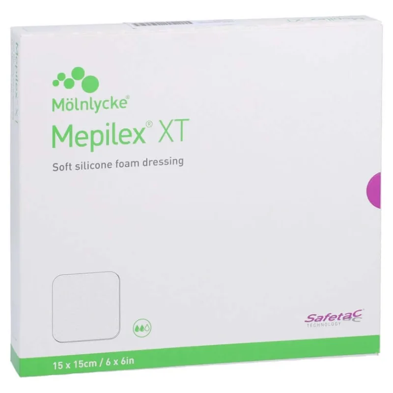 Pansament din spumă Mepilex XT 15x15 cm 5 buc — preț și oferte