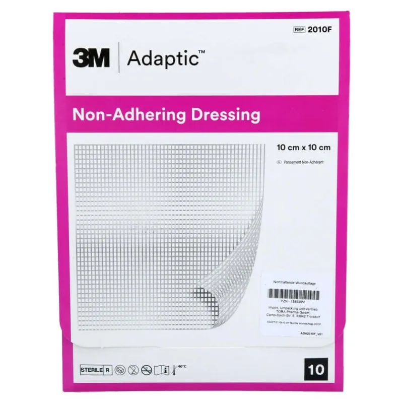 Adaptic 10x10 Cm Pansament umed pentru plăgi 2010f 10 buc — preț și oferte
