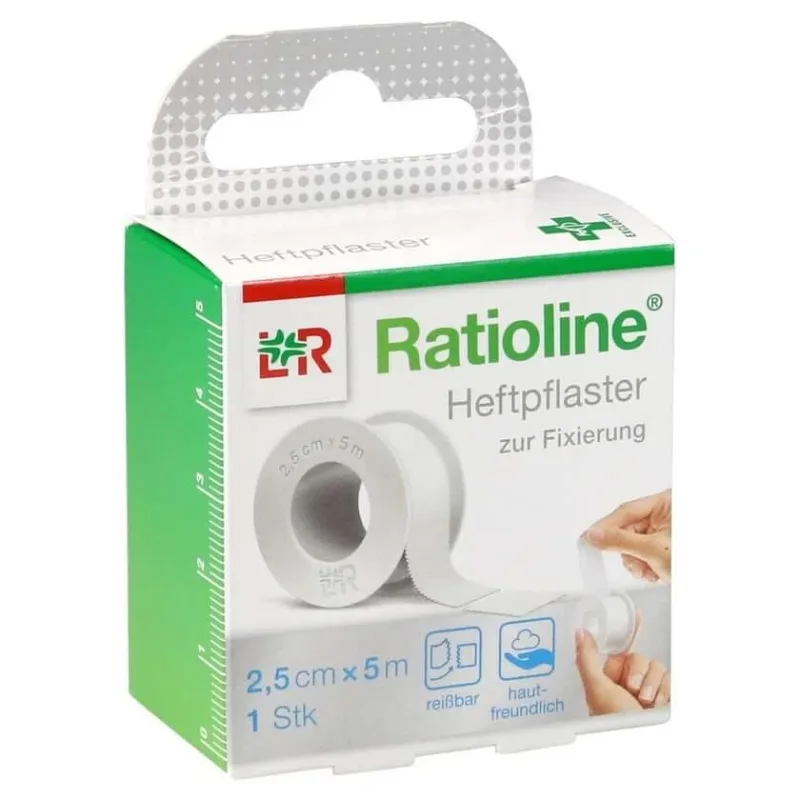 Ratioline Tencuială adezivă acută 2,5 cmx5 m 1 buc — preț și oferte