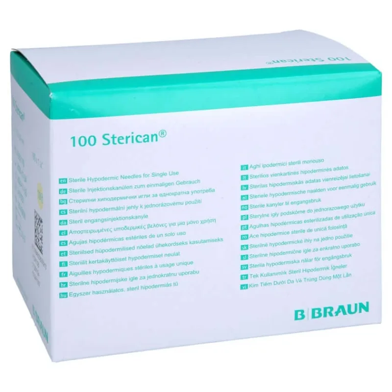 Canulă Sterican de unică folosință 19 G 30 mm 100 buc — preț și oferte