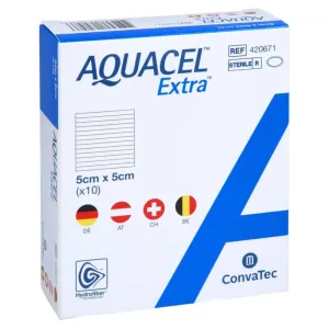 Bandaj Aquacel Extra 5x5 cm 10 buc
