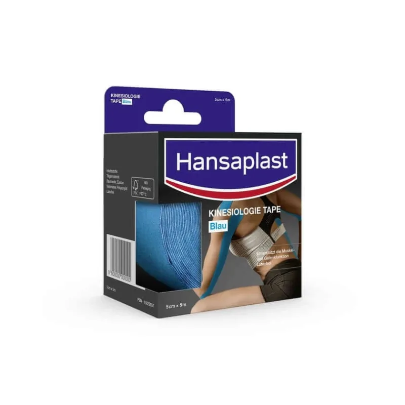 Banda kinesiologică Hansaplast, 5 m x 5 cm 1 buc — preț și oferte