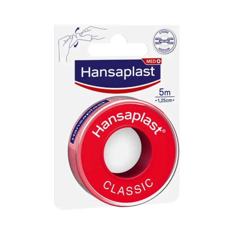Hansaplast Tencuială de fixare Classic 5 m x 1,25 cm 1 buc — preț și oferte