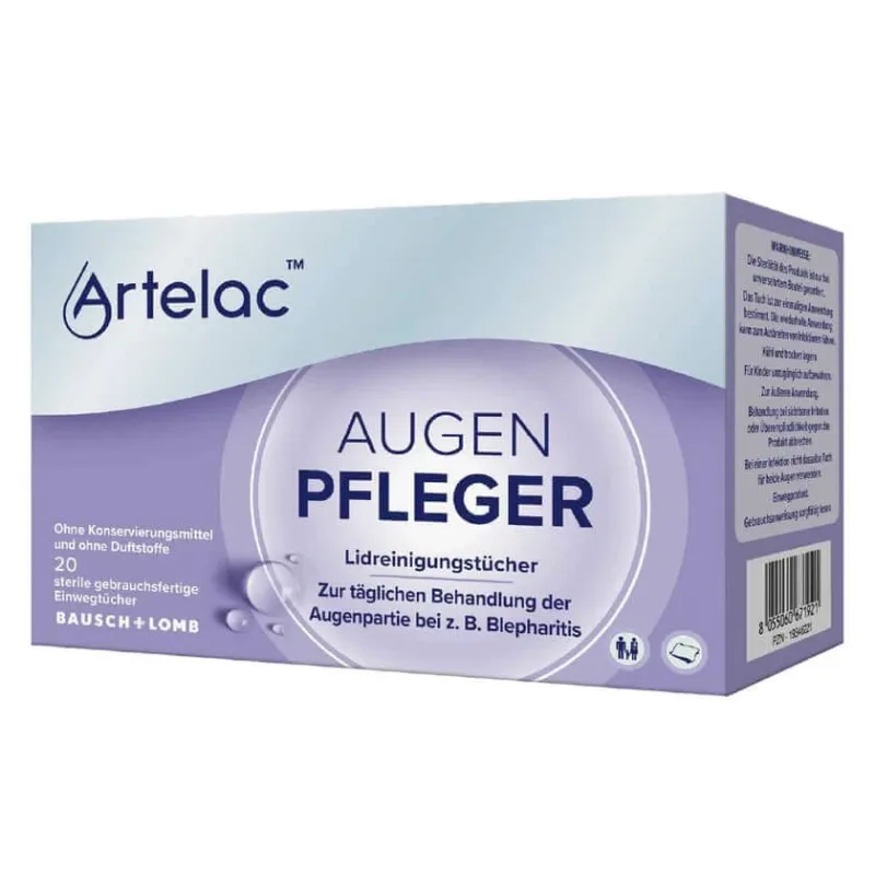 Artelac Eye Care Șervețele pentru pleoape 20 buc. — preț și oferte