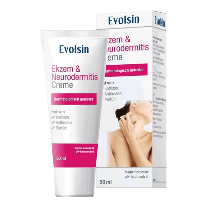 Evolsin Cremă pentru eczeme și neurodermatite 50 ml — preț și oferte